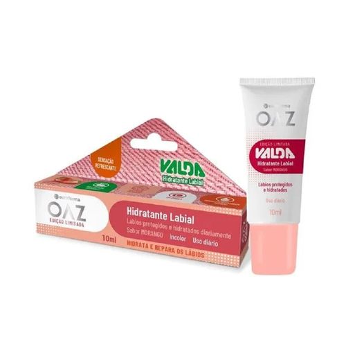 Hidratante Labial OAZ Valda Sabor Morango 10ml