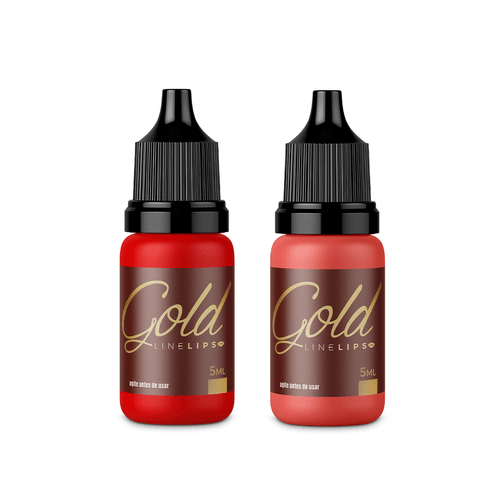 Kit 2 Pigmentos Magcolor Gold Line Lips Pitanga e Coral Kit 2 Pigmentos Magcolor Gold Line Lips Pitanga e Coral