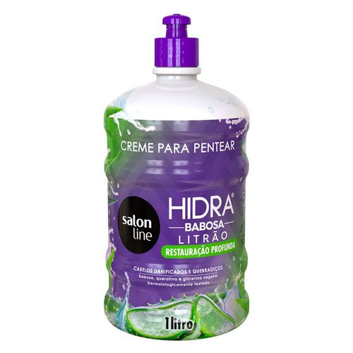 Creme De Pentear Salon Line Hidra Babosa 1L