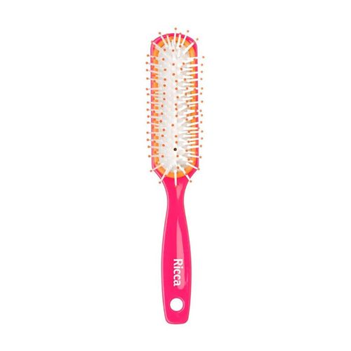 Ricca Escova De Cabelo Basic Colors Retangular Almofadada