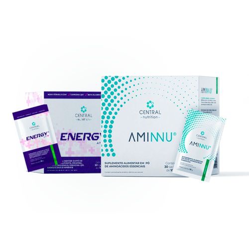 (AMINNU® Tradicional Limão + ENERGY ATP® ? Limão) Limão