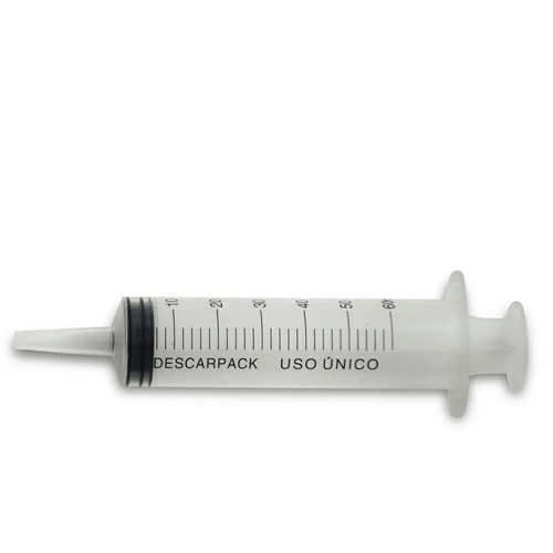 Seringa Descartável Sem Agulha Bico Cateter 60ML (Descarpack)