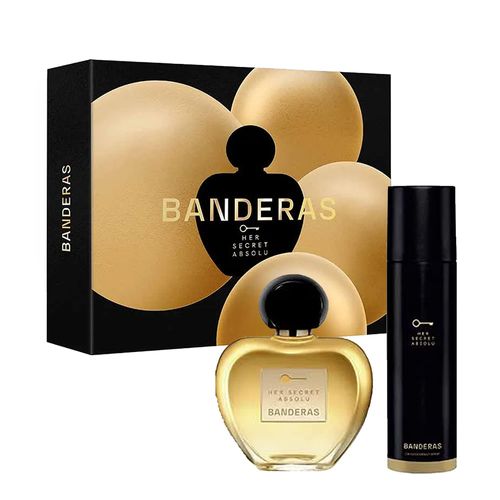 Kit Banderas Her Secret Absolut Feminino - EDP 80ml + Deo 150ml NULO
