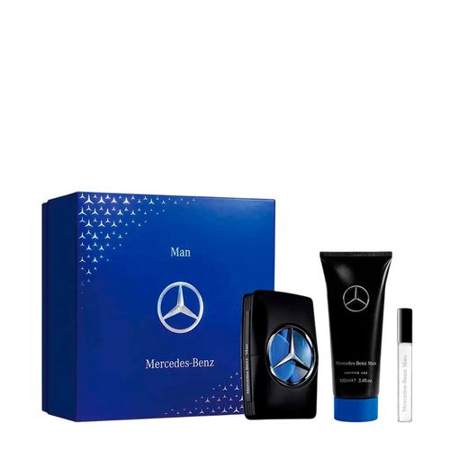 Kit Mercedes Benz Man Masculino - Eau de Toilette 100ml + 10ml + Shower Gel 100ml Kit Kit Mercedes Benz Man Masculino - Eau de Toilette 100ml + 10ml + Shower Gel 100ml Kit