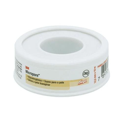 Fita Micropore Bege 12,5X10 Fita Micropore Bege 12,5X10