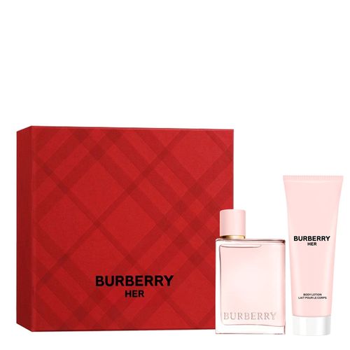 Kit Burberry Her Feminino - Eau de Parfum 50ml + Body Lotion 75ml NULO