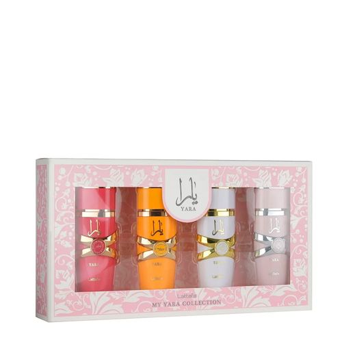 Kit Lattafa Yara Collection Feminino Edp - Perfume 4x25ml NULO Kit Lattafa Yara Collection Feminino Edp - Perfume 4x25ml NULO