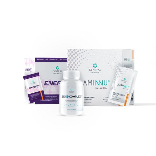 Kit Desempenho Físico (AMINNU® Sem Xilitol Tangerina + ENERGY ATP® ? Tangerina + BIO B-COMPLEX®) Tangerina Kit Desempenho Físico (AMINNU® Sem Xilitol Tangerina + ENERGY ATP® ? Tangerina + BIO B-COMPLEX®) Tangerina