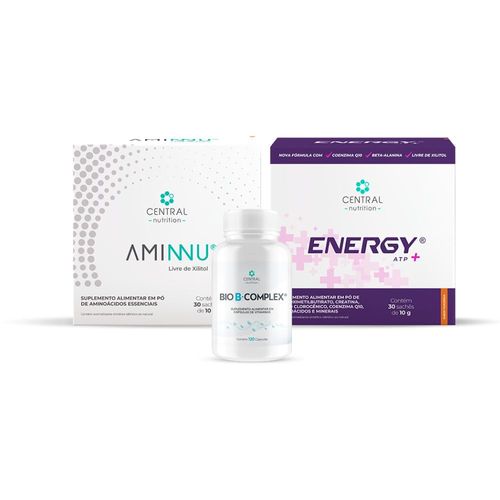 Kit Manutenção e Prevenção de Reganho de Peso (AMINNU® Sem Xilitol Sabor Tangerina + ENERGY® - ATP ? Sabor Tangerina + BIO B-COMPLEX®) Kit Manutenção e Prevenção de Reganho de Peso (AMINNU® Sem Xilitol Sabor Tangerina + ENERGY® - ATP ? Sabor Tangerina + BIO B-COMPLEX®)