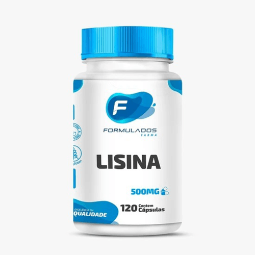 Lisina 500mg 120 Cápsulas Lisina 500mg 120 Cápsulas