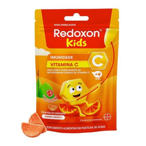 Vitamina C Redoxitos Laranja Bayer 25 Gomas Mastigáveis