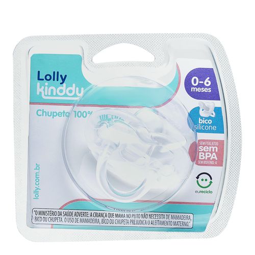 920835---Chupeta-Lolly-Kinddu-Silicone-Ortodontica-0-6-meses-Transparente-1-Unidade