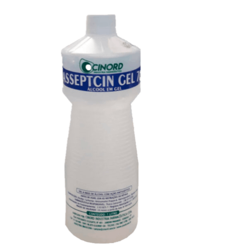 Álcool Gel 70% 1 Litro Unidade Álcool Gel 70% 1 Litro Unidade