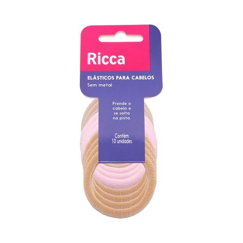 Ricca Elástico Médio Blondie 10 Unidades Ricca Elástico Médio Blondie 10 Unidades