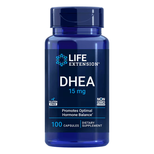 DHEA 15mg 100 Cápsulas Life Extension DHEA 15mg 100 Cápsulas Life Extension