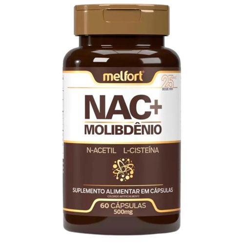 NAC+ MOLIBDENIO 60 CAPSULAS 500MG MELFORT