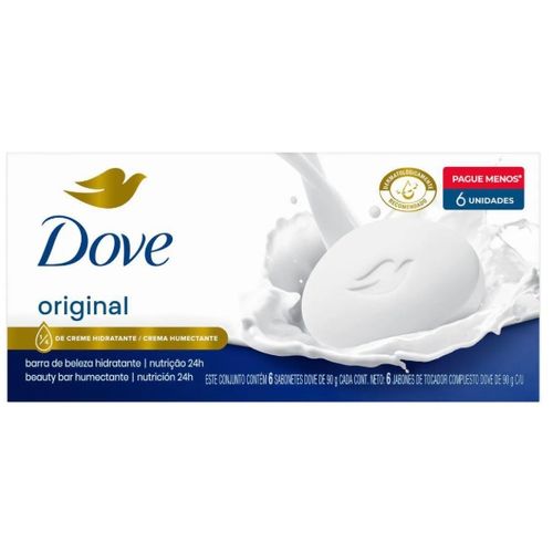 Dove Original Sabonete em Barra 6 unidades