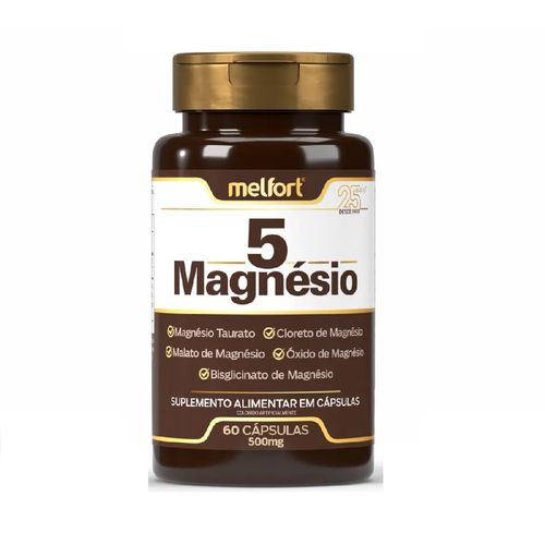 5 MAGNESIO 500MG 60 CAPSULAS MELFORT