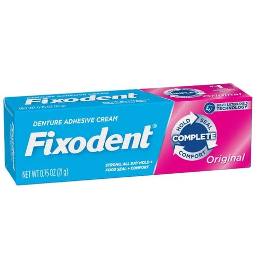Fixodent Creme Fixador de Dentaduras 21g