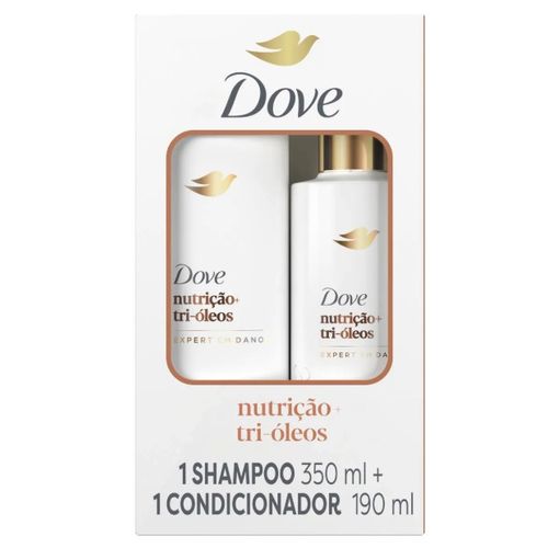 Kit Dove Nutrição Tri-Óleos Shampoo 350ml + Condicionador 175ml