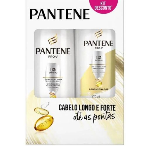 Pantene Pro-V Liso Extremo Shampoo 175ml + Condicionador 175ml Pantene Pro-V Liso Extremo Shampoo 175ml + Condicionador 175ml