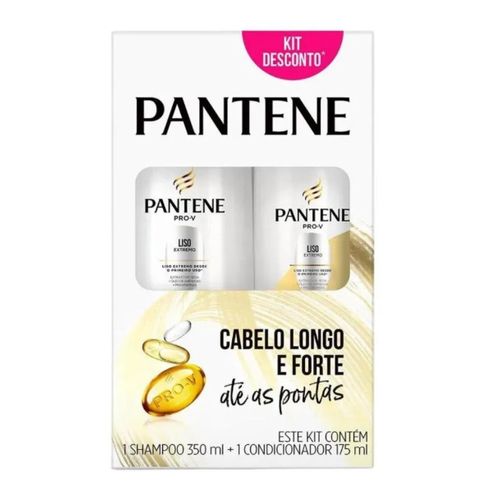 Pantene Pro-V Liso Extremo Shampoo 350ml + Condicionador 175ml Pantene Pro-V Liso Extremo Shampoo 350ml + Condicionador 175ml