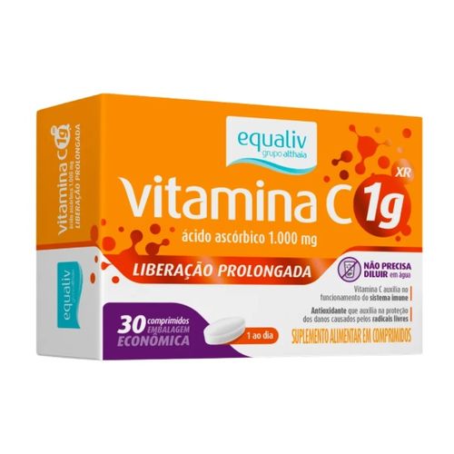 Vitamina C 1g Suplemento Alimentar Equaliv 30cpr Vitamina C 1g Suplemento Alimentar Equaliv 30cpr
