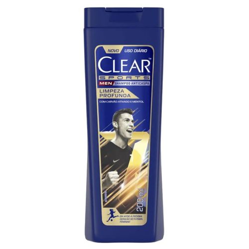 Clear Sports Shampoo Anticaspa Limpeza Profunda 200ml Clear Sports Shampoo Anticaspa Limpeza Profunda 200ml