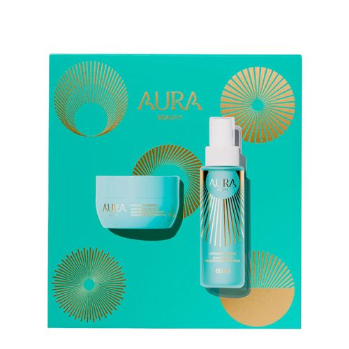 Kit Aura Beauty Afrodite Garden - Body Splash 60ml + Manteiga Corporal 50g Kit Kit Aura Beauty Afrodite Garden - Body Splash 60ml + Manteiga Corporal 50g Kit