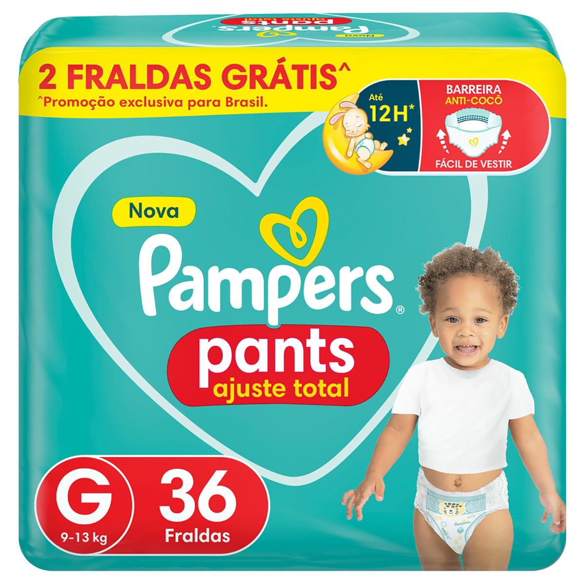 (Pampers パンツ XL ビッグ 56枚×6コ　336枚 Fralda Pampers Pants Ajuste Total Roupinha XG 66 unidades
