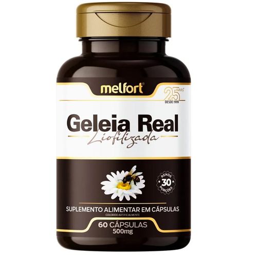 GELEIA REAL LIOFILIZADA 60 CAPS 500MG MELFORT