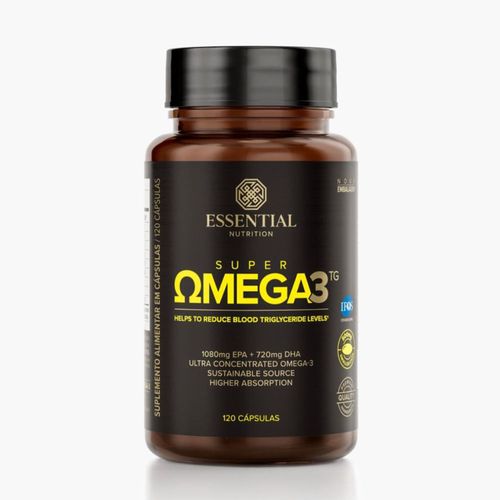 Super Omega 3 TG 500mg Essential Nutrition 120caps Super Omega 3 TG 500mg Essential Nutrition 120caps