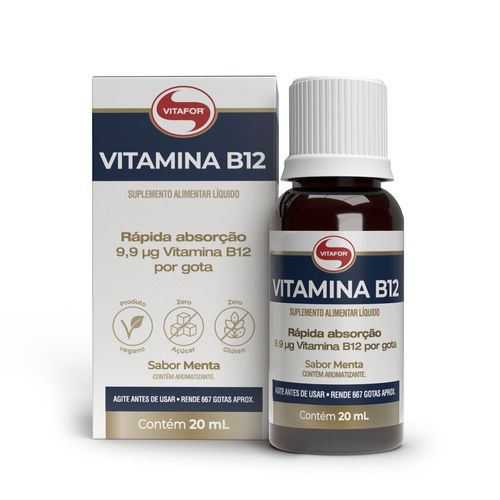 Vitamina B12 Vitafor 20ml Menta Vitamina B12 Vitafor 20ml Menta