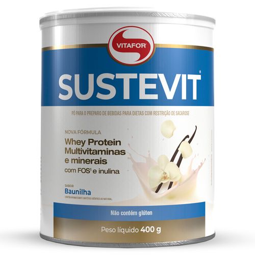 Sustevit Whey Protein Vitafor sabor Baunilha 400g Sustevit Whey Protein Vitafor sabor Baunilha 400g