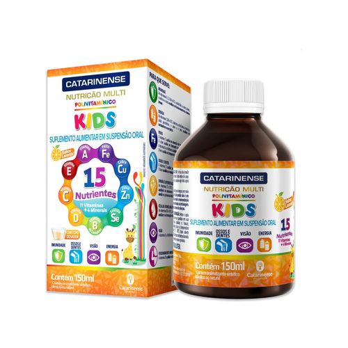 Polivitamínico Kids Catarinense Laranja 150ml Polivitamínico Kids Catarinense Laranja 150ml