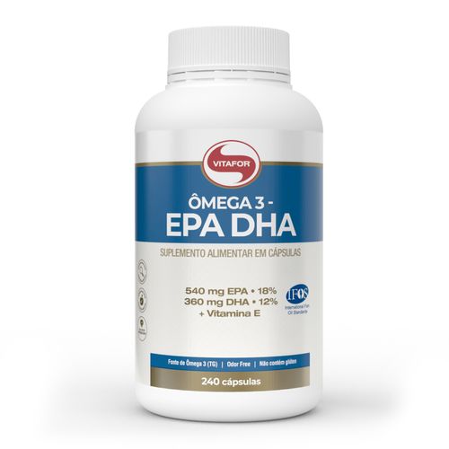 Ômega 3 EPA DHA Vitafor 240 Cápsulas