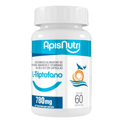 L-Triptofano Apisnutri 780mg 60 Cápsulas