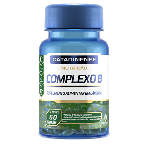 Complexo B Catarinense Pharma 60 Cápsulas Complexo B Catarinense Pharma 60 Cápsulas