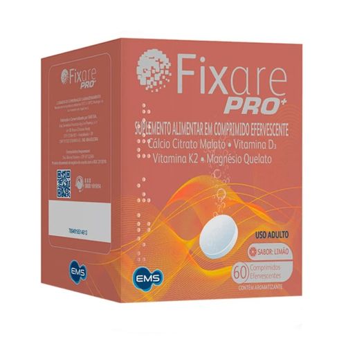 Fixare Pro Suplemento Alimentar Sabor Limão EMS 60cpr Fixare Pro Suplemento Alimentar Sabor Limão EMS 60cpr