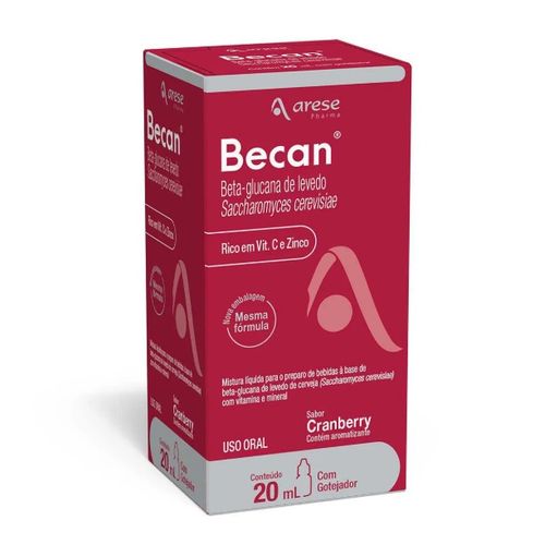 Becan Suplemento Alimentar Sabor Cranberry 20ml