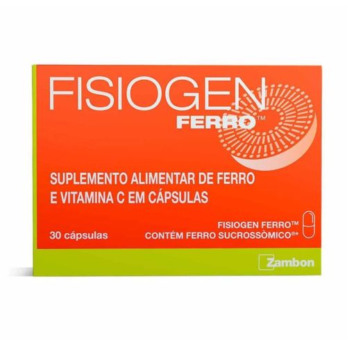 Fisiogen Ferro Suplemento Alimentar 30cps