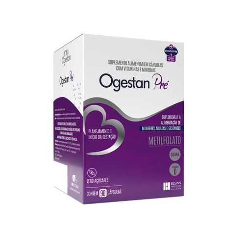 Ogestan Pré Suplemento Alimentar Besins 90cps Ogestan Pré Suplemento Alimentar Besins 90cps