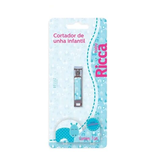 Cortador De Unhas Ricca Baby Azul Ref. 1087 Cortador De Unhas Ricca Baby Azul Ref. 1087