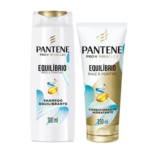 Pantene Pro-V Equilibrio Raiz e Pontas Shampoo 300ml + Condicionador 150ml Pantene Pro-V Equilibrio Raiz e Pontas Shampoo 300ml + Condicionador 150ml