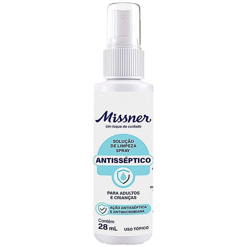 Solução Antisseptica Spray de Limpeza Missner 28ml