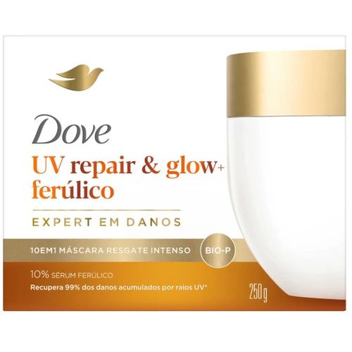 Dove Máscara UV Repair Glow Ferúlico 250g Dove Máscara UV Repair Glow Ferúlico 250g