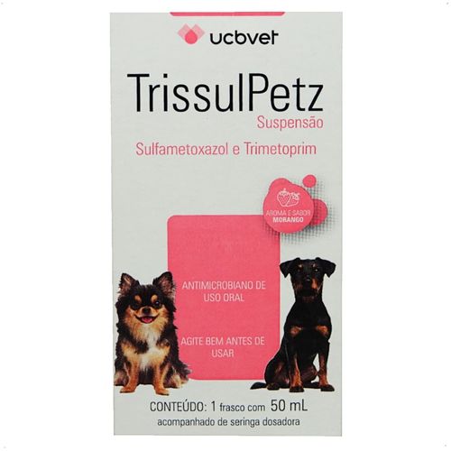 TRISSULPETZ SUSPENSÃO COM 50ML PARA CÃES UCBVET