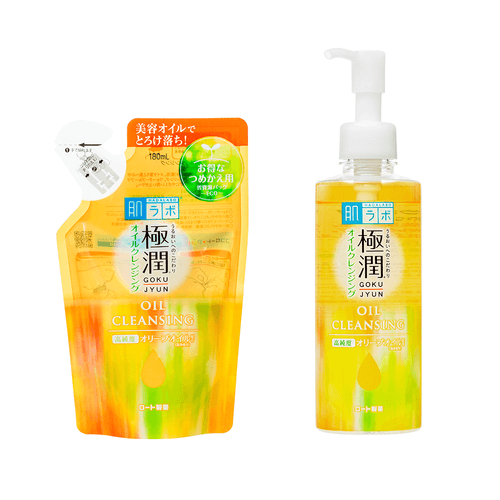 Hada Labo Cleansing Oil - Kit com Óleo de Limpeza facial demaquilante 200ml + Refil 180ml Kit 1 skin aqua 165g + super moisture essence Hada Labo Cleansing Oil - Kit com Óleo de Limpeza facial demaquilante 200ml + Refil 180ml Kit 1 skin aqua 165g + super moisture essence
