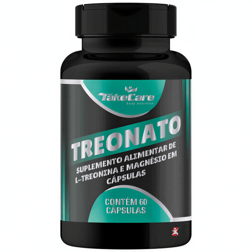TREONATO DE MAGNÉSIO L-TREONINA 60 CÁPSULAS - TAKE CARE