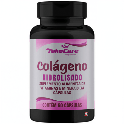 COLÁGENO HIDROLISADO COM VITAMINAS E MINERAIS 60 CÁPSULAS – TAKE CARE COLÁGENO HIDROLISADO COM VITAMINAS E MINERAIS 60 CÁPSULAS – TAKE CARE